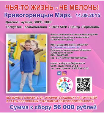 Сбор для Марка закрыт!